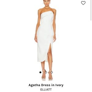 REVOLVE- elliatt “Agatha dress” - ivory- worn once -size medium